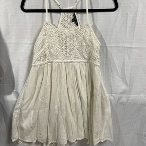 American eagle outfitters dress crochet top racerback crochet back cream Size 4